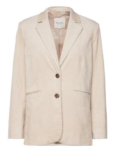 Chrisannepw Bz Blazers Single Breasted Blazers Beige Part Two