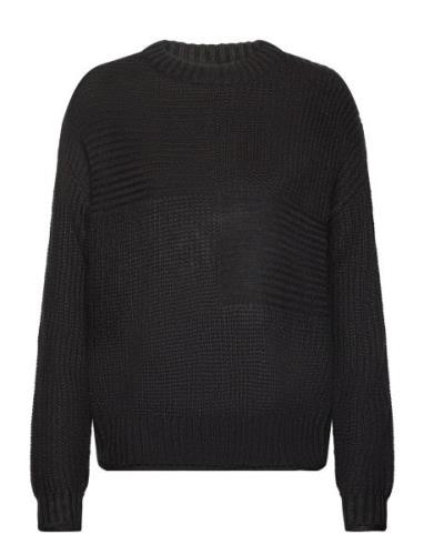 Vmvada Ls O-Neck Pullover Bf Tops Knitwear Jumpers Black Vero Moda