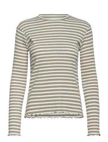 Vithessa O-Neck L/S Top - Noos Tops T-shirts & Tops Long-sleeved Green...