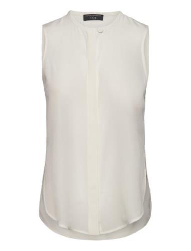 Shirt Tops Blouses Sleeveless White Emporio Armani