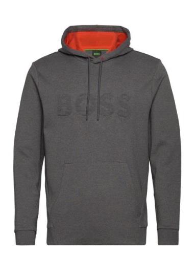 Soody Sport Sweatshirts & Hoodies Hoodies Grey BOSS