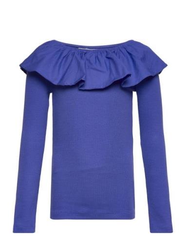 Renate Tops T-shirts Long-sleeved T-Skjorte Blue Molo