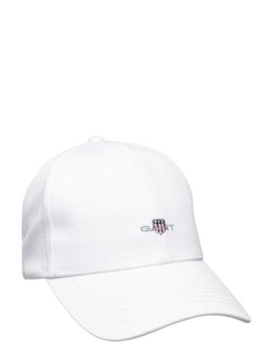 Unisex. Shield High Cap Accessories Headwear Caps White GANT