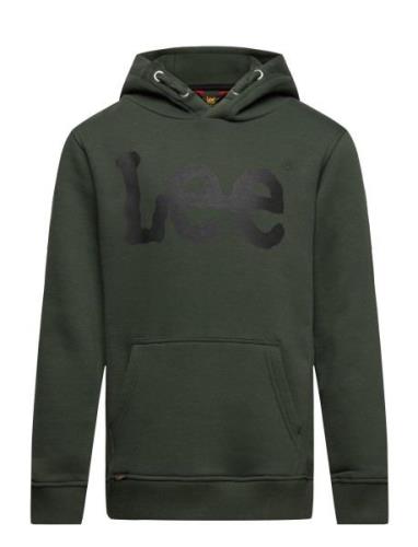 Wobbly Graphic Bb Oth Hoodie Tops Sweatshirts & Hoodies Hoodies Green ...