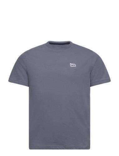 Badge T-Shirt Tops T-Kortærmet Skjorte Blue Lee Jeans