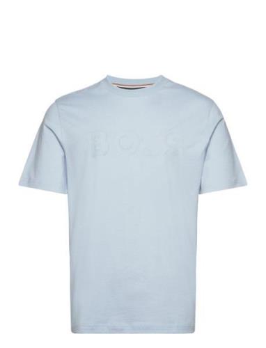 Tiburt 339 Tops T-Kortærmet Skjorte Blue BOSS