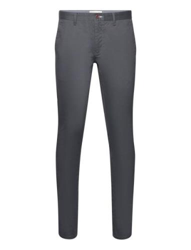 Slim Chinos Bottoms Trousers Chinos Grey GANT