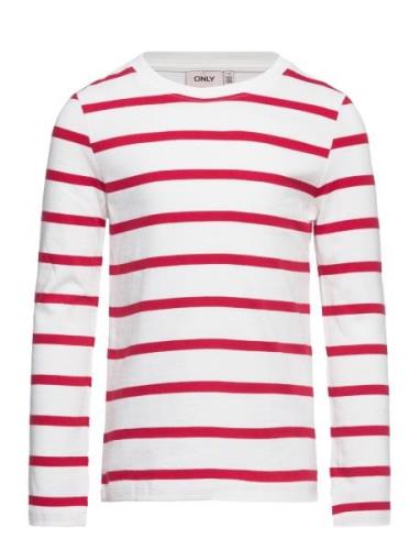 Kogsoph L/S Top Jrs Tops T-shirts Long-sleeved T-Skjorte Red Kids Only