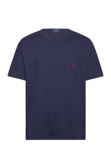 10/1 Jersey-Ssl-Tsh Tops T-Kortærmet Skjorte Navy Polo Ralph Lauren