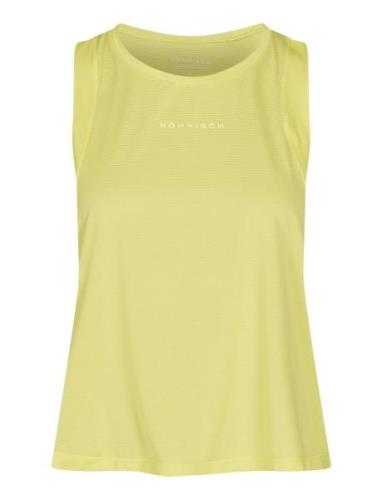 Kay Tank Top Sport T-shirts & Tops Sleeveless Yellow Röhnisch