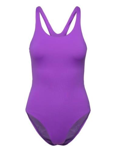 Deep Racerback Swimsuit Sport Swimsuits Purple Casall