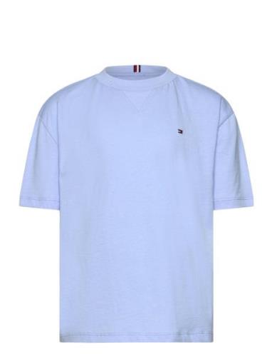 Essential Tee Ss Tops T-Kortærmet Skjorte Blue Tommy Hilfiger