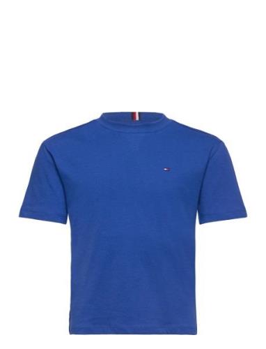 Essential Tee Ss Tops T-Kortærmet Skjorte Blue Tommy Hilfiger