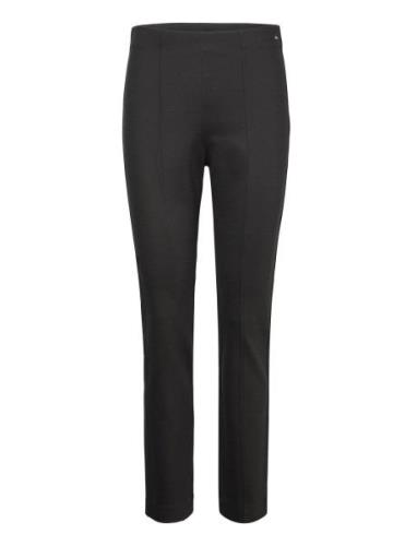 Elevated Slim Knitted Pant Bottoms Trousers Slim Fit Trousers Black To...