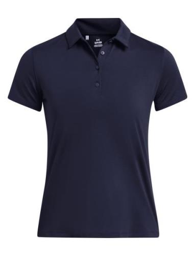 Ua Playoff Ss Polo Sport T-shirts & Tops Polos Navy Under Armour