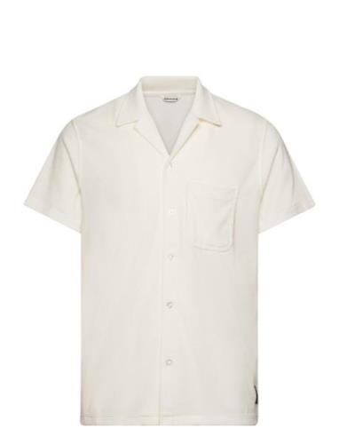 Borg Toweling Pool Shirt Tops Shirts Short-sleeved Cream Björn Borg