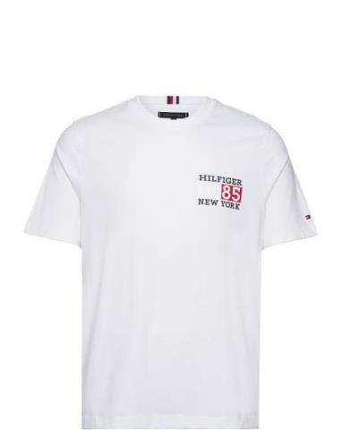 New York Flag Tee Tops T-Kortærmet Skjorte White Tommy Hilfiger