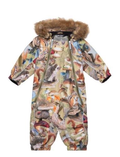 Pyxis Fur Outerwear Coveralls Snow-ski Coveralls & Sets Multi/patterne...