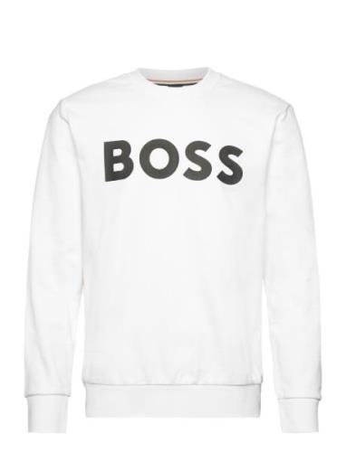 Soleri 02 Tops Sweatshirts & Hoodies Sweatshirts White BOSS