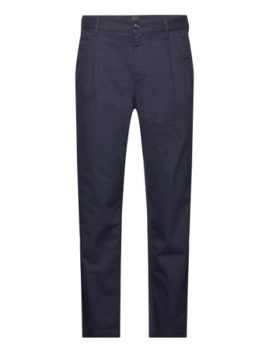 Chino-Shyne Bottoms Trousers Formal Navy BOSS