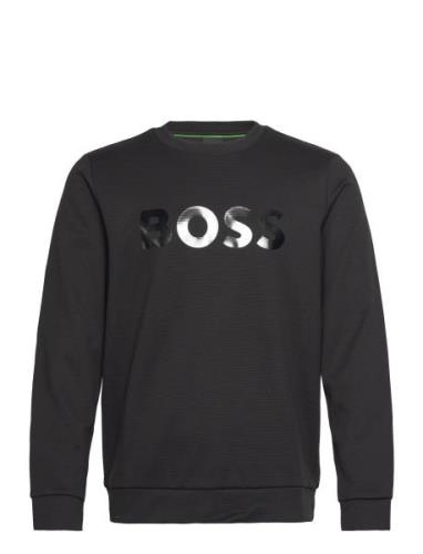 Salbo Mirror Sport Sweatshirts & Hoodies Sweatshirts Black BOSS
