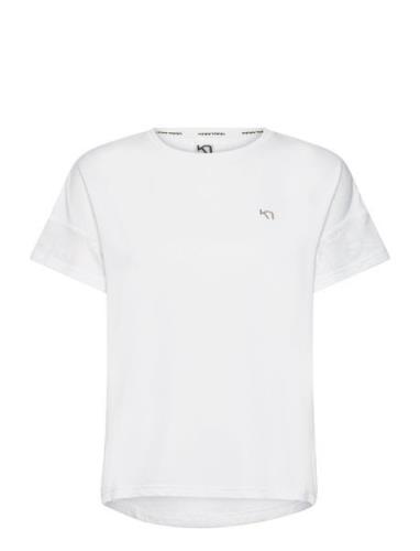 Vilde Air Tee Sport T-shirts & Tops Short-sleeved White Kari Traa