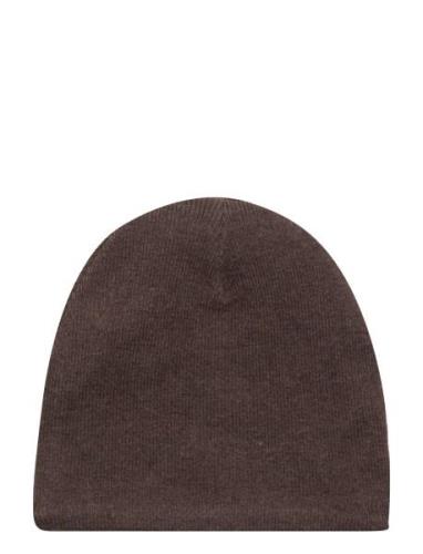 Beanie - Knitted Accessories Headwear Hats Beanie Brown CeLaVi