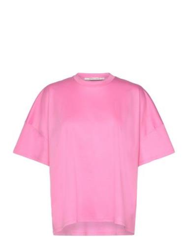 Ghita New Tee Tops T-shirts & Tops Short-sleeved Pink Second Female