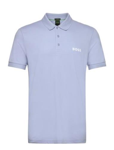 Paule Sport Polos Short-sleeved Purple BOSS