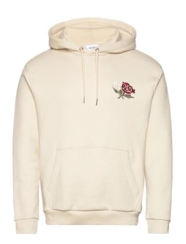 Felipe Hoodie Tops Sweatshirts & Hoodies Hoodies Beige Les Deux