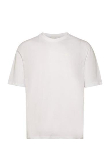 Mid Sleeve T-Shirt Gots Tops T-Kortærmet Skjorte White Resteröds