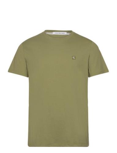 Ck Embro Badge Tee Tops T-Kortærmet Skjorte Green Calvin Klein Jeans