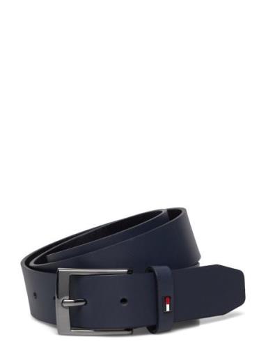 Adan Leather 3.5 Accessories Belts Classic Belts Navy Tommy Hilfiger