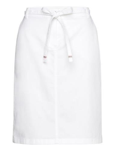 Skirt Woven Short Kort Nederdel White Gerry Weber Edition
