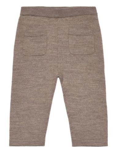 Baby Felted Pants Bottoms Sweatpants Brown FUB