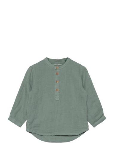 Shirt Tops Shirts Long-sleeved Shirts Green Sofie Schnoor Baby And Kid...