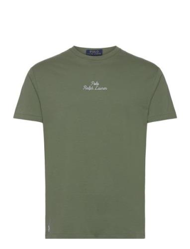 Classic Fit Logo Jersey T-Shirt Tops T-Kortærmet Skjorte Green Polo Ra...