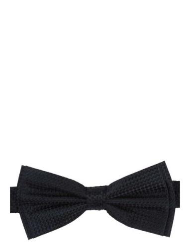 Solid Silk Bow Tie Butterfly Black Portia 1924