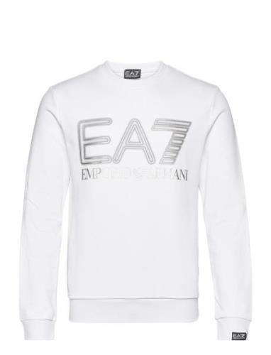 Sweatshirt Tops Sweatshirts & Hoodies Sweatshirts White EA7