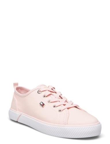 Vulc Canvas Sneaker Low-top Sneakers Pink Tommy Hilfiger