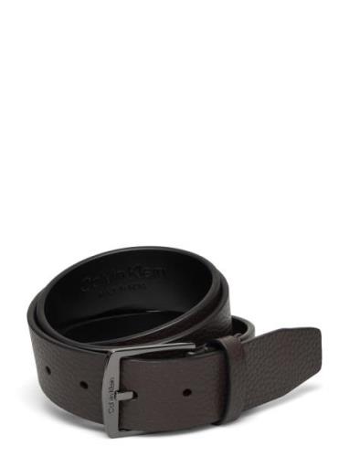 Ck Casual Pb 35Mm Accessories Belts Classic Belts Brown Calvin Klein
