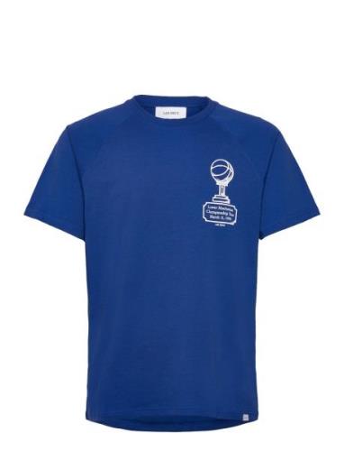 Tournament T-Shirt Tops T-Kortærmet Skjorte Blue Les Deux