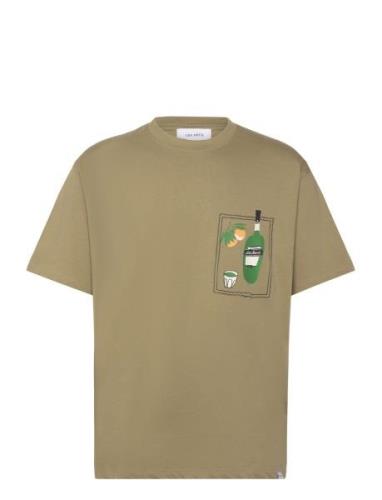 Dorian T-Shirt Tops T-Kortærmet Skjorte Green Les Deux