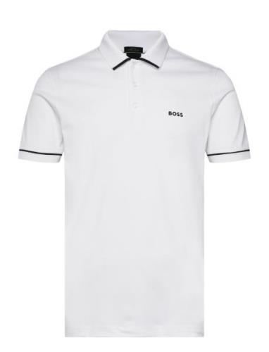 Paule Tops Polos Short-sleeved White BOSS