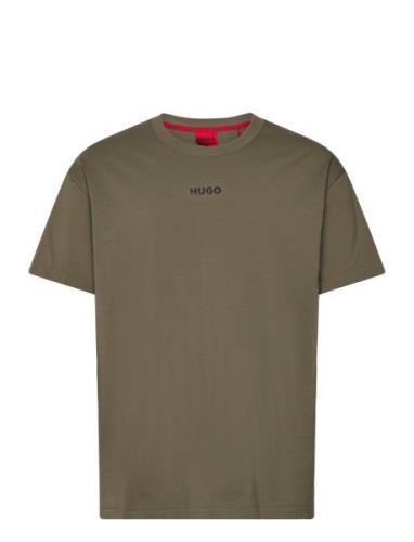 Linked T-Shirt Designers T-Kortærmet Skjorte Green HUGO