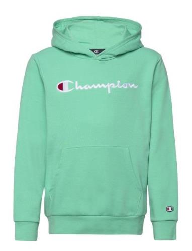 Hooded Sweatshirt Sport Sweatshirts & Hoodies Hoodies Green Champion