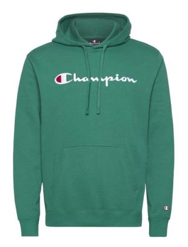 Hooded Sweatshirt Sport Sweatshirts & Hoodies Hoodies Green Champion