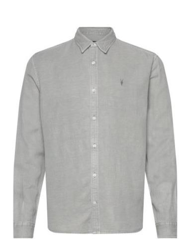 Laguna Ls Shirt Tops Shirts Casual Grey AllSaints