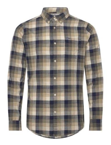 Barbour Hillroad Tf Sh Designers Shirts Casual Blue Barbour