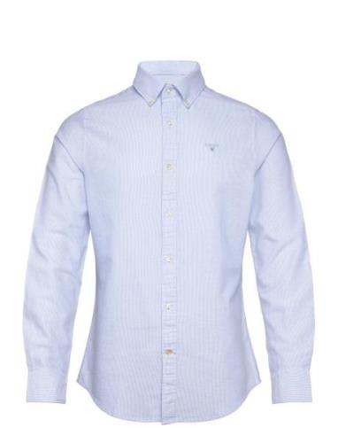 Barbour Stripe Ox Tf Designers Shirts Casual Blue Barbour